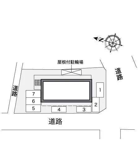 ★手数料０円★名古屋市中村区長戸井町１丁目 月極駐車場